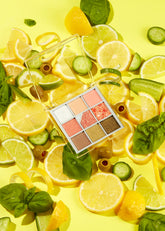 Unleashia Paleta farduri pentru ochi cu glitter N6 All of Citrus, 6.2g